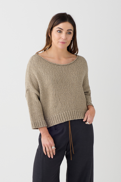 Lurdes Bergada Toasted Crop Jumper