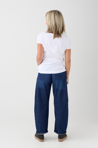 Mac Dakota Blue Mended Wash Jeans