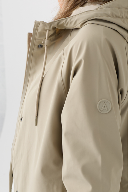 Tanta Neboa Stone Grey Raincoat