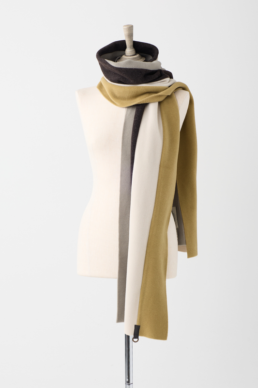 HS Olive/Kit/Chocolate/Elephant Straight Scarf