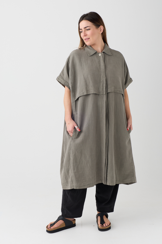 Lurdes Bergada Moss Sleeveless Trench 010