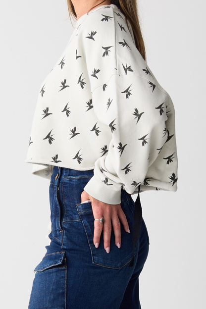 Lurdes Bergada Off-White Print Sweatshirt