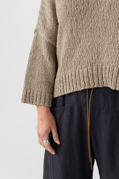 Lurdes Bergada Toasted Crop Jumper