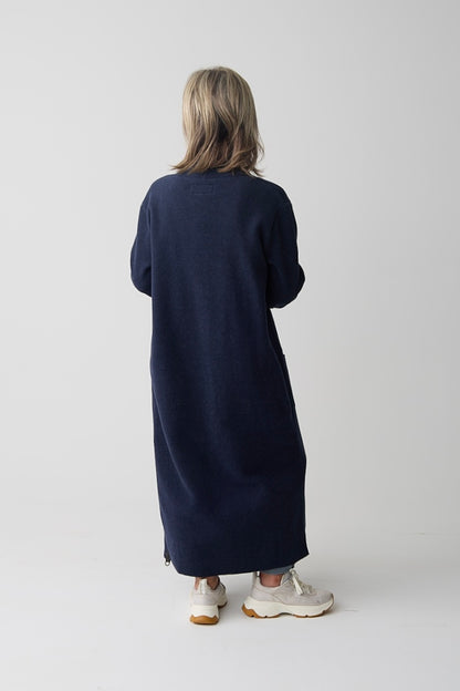 Henriette Steffensen Evening Blue Long Cardigan