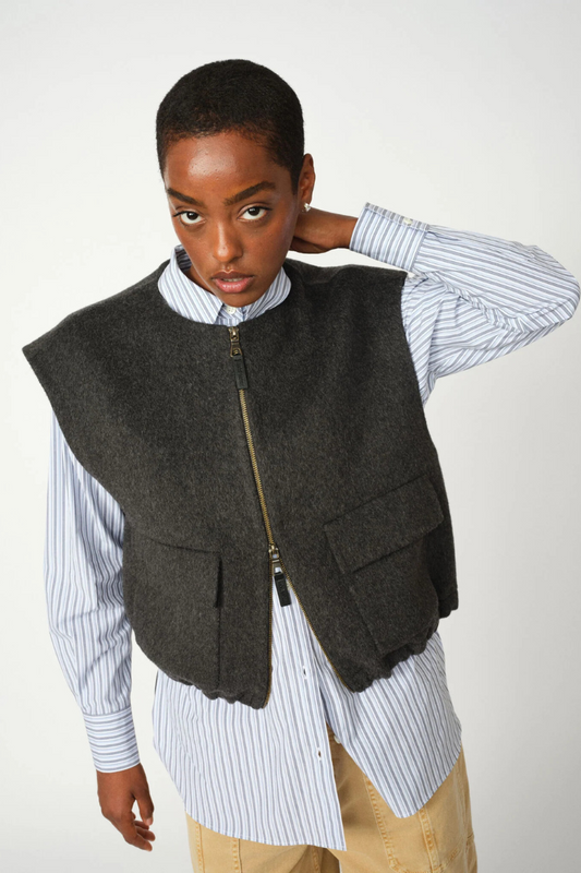 Mos Mosh Elise Loisa Phantom Sleeveless Jacket