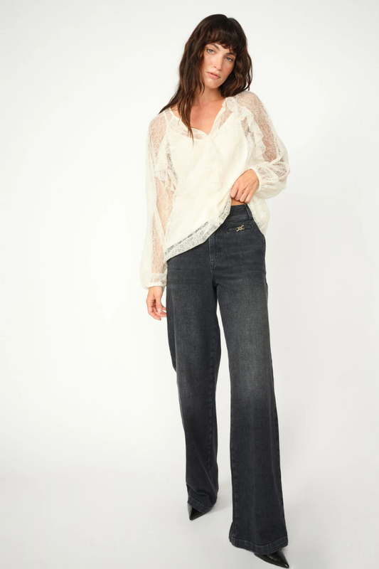 Mos Mosh Candia Peach Black Long Jeans