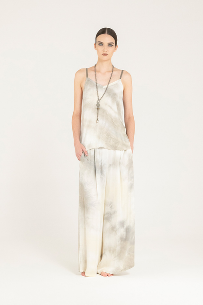 Sanctamuerte Sand Shell Print Trouser S330