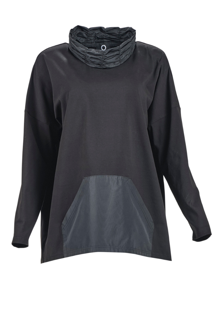 My Soul Black Front Pocket Top 0217