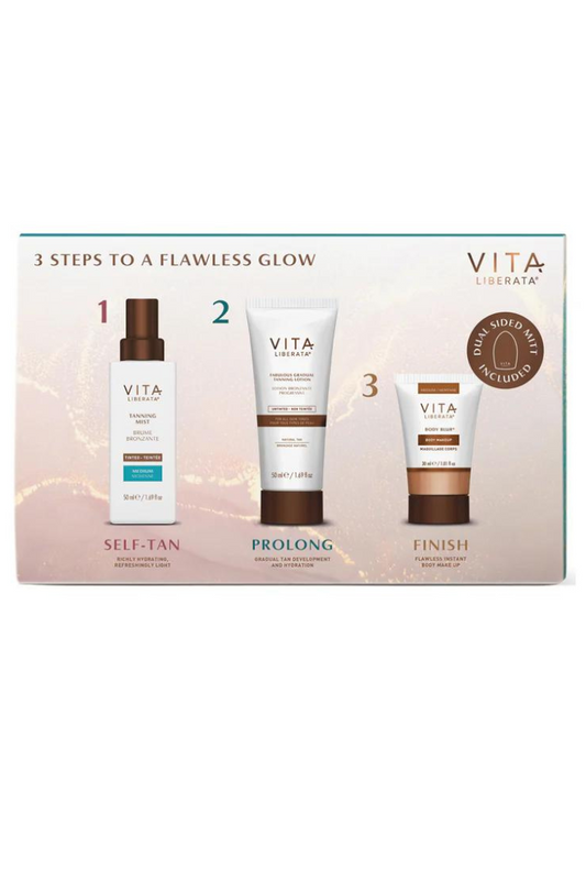 Vita Liberata 3 Steps to a Flawless Glow Set/Mitt