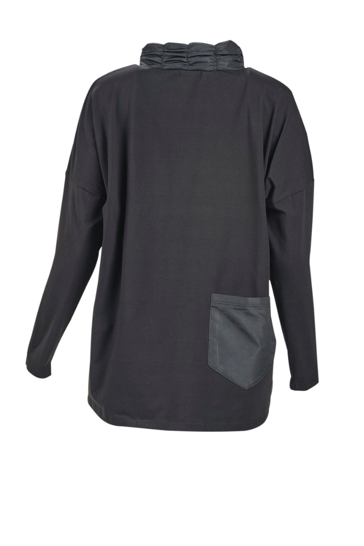 My Soul Black Front Pocket Top 0217