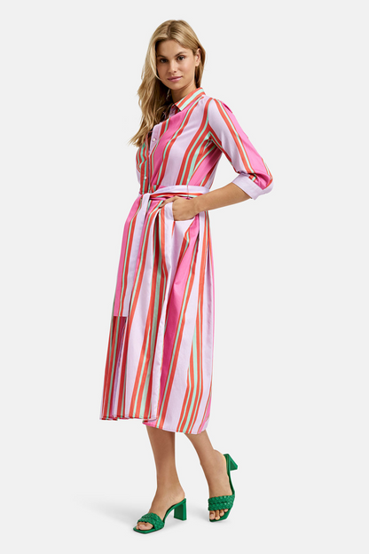 Milano Multi Colour Stripe Dress