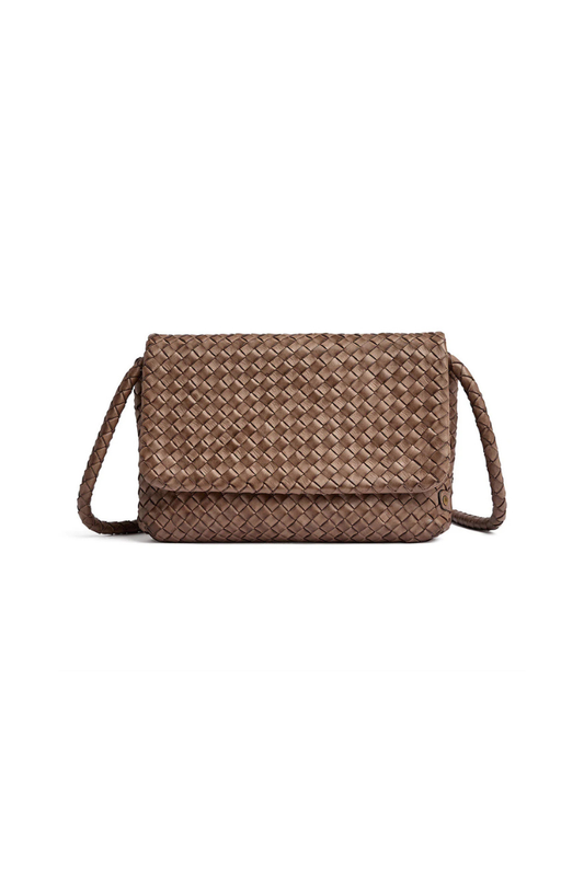 Depeche Dark Taupe Sofya Crossover/Clutch Bag