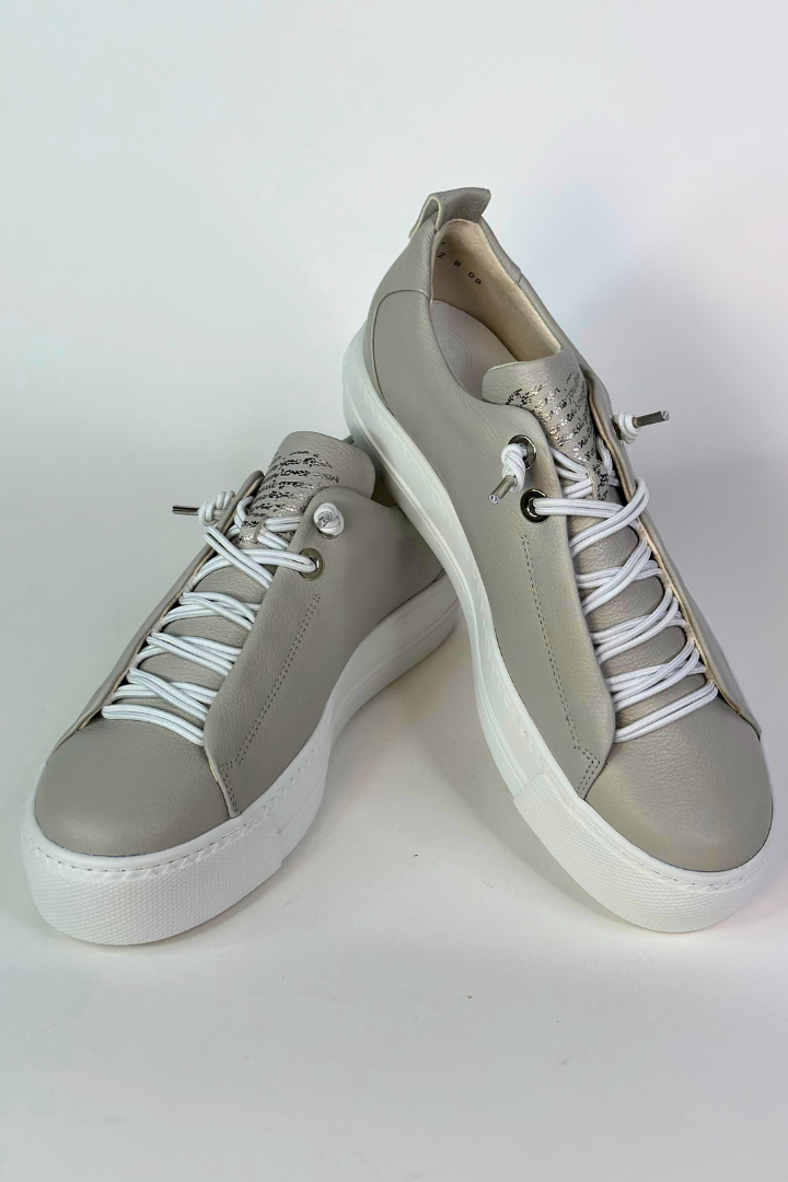 Paul Green Maincalf Pearl/Silver Trainers