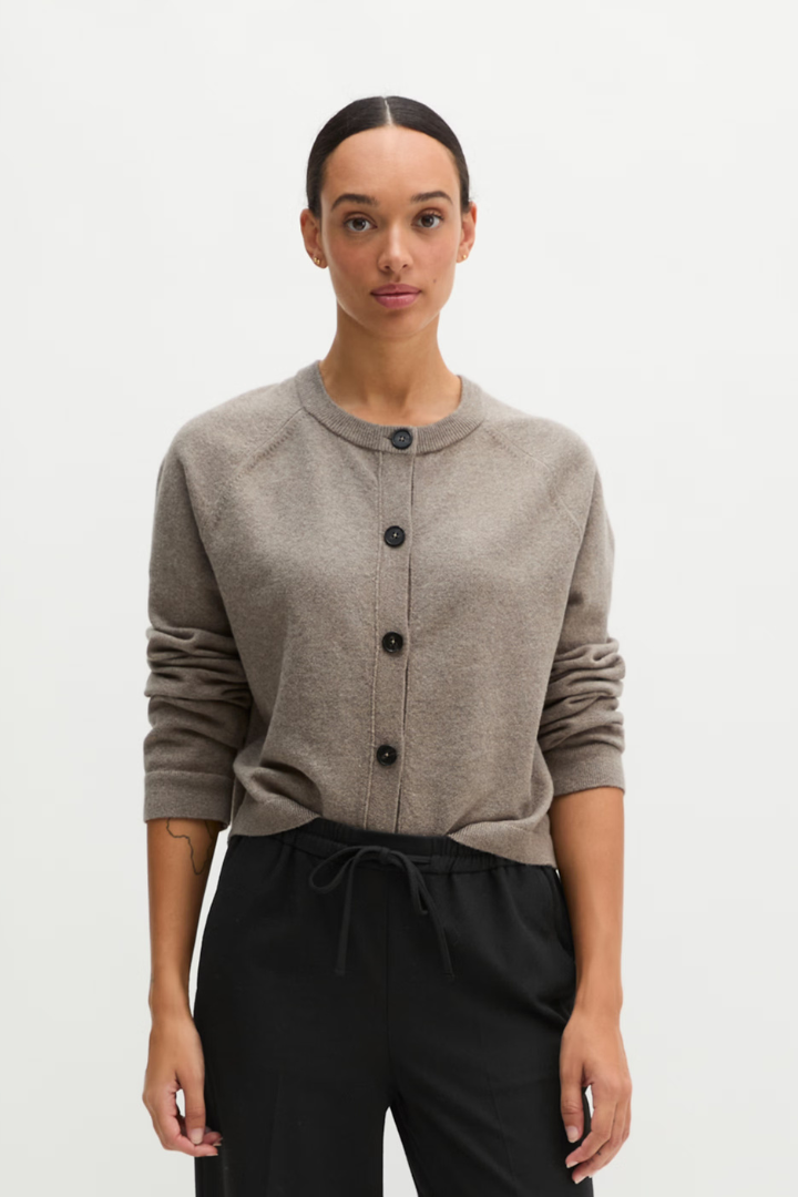 Marc O'Polo Stone/Taupe Melange Cardigan