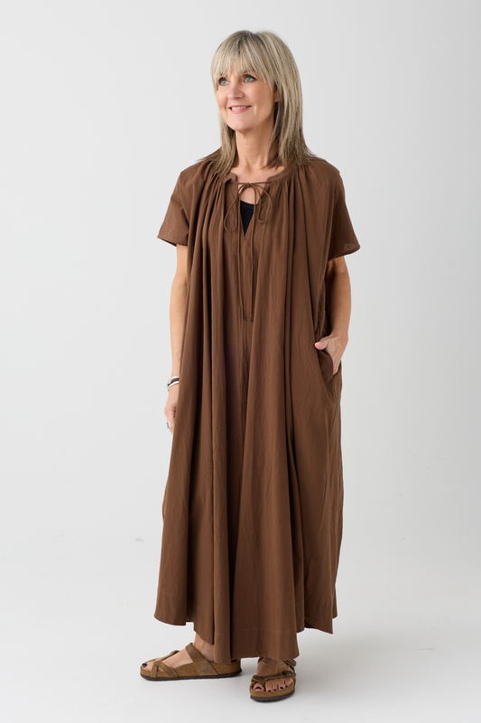 el2 Brown Oversized Dress 3037