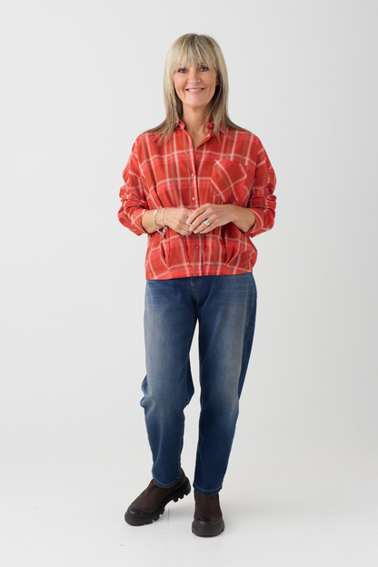 Milano Chilli Print Pocket Shirt