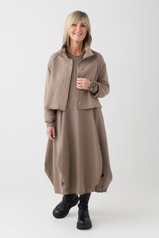 Kedziorek Taupe Cropped Jacket 5554