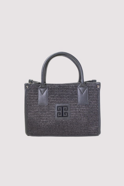 EL Black Akti Small Tote Bag