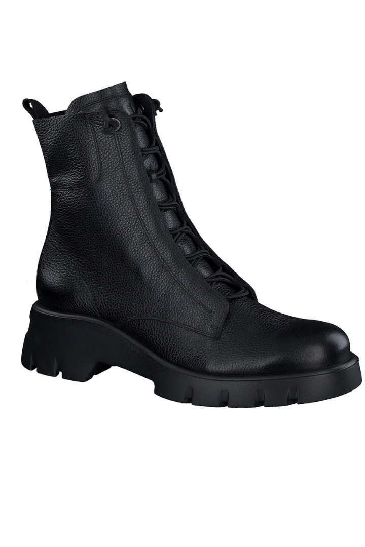 Paul Green Major Calf Black Boots