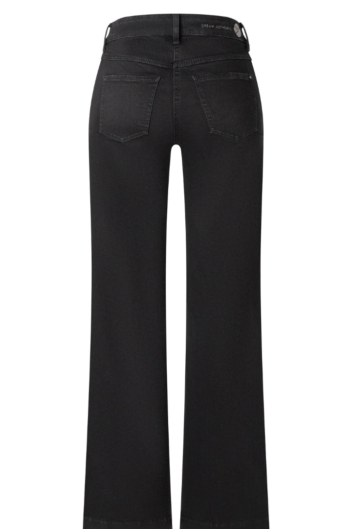 Mac Dream Wide Authentic Black Jeans