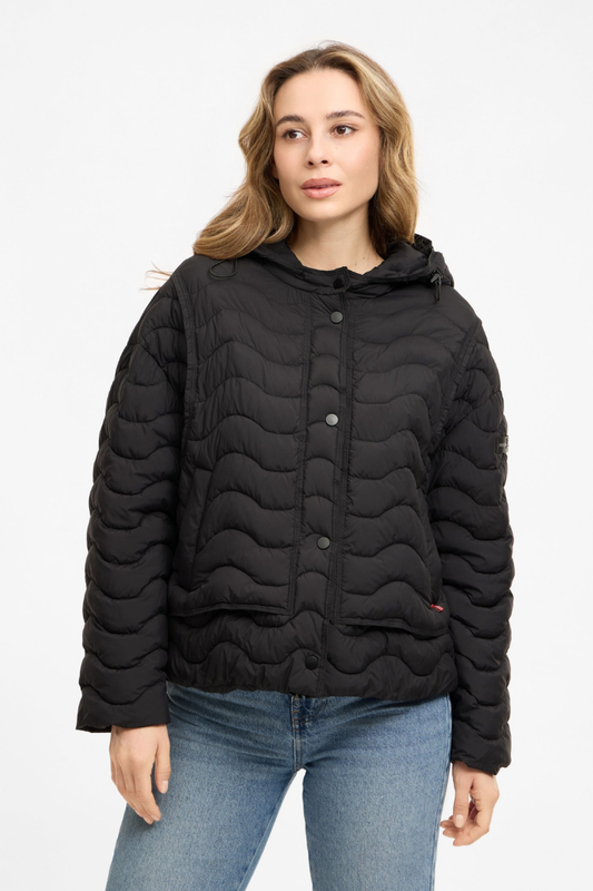 FF Off Black Thermolite Hooded Jacket