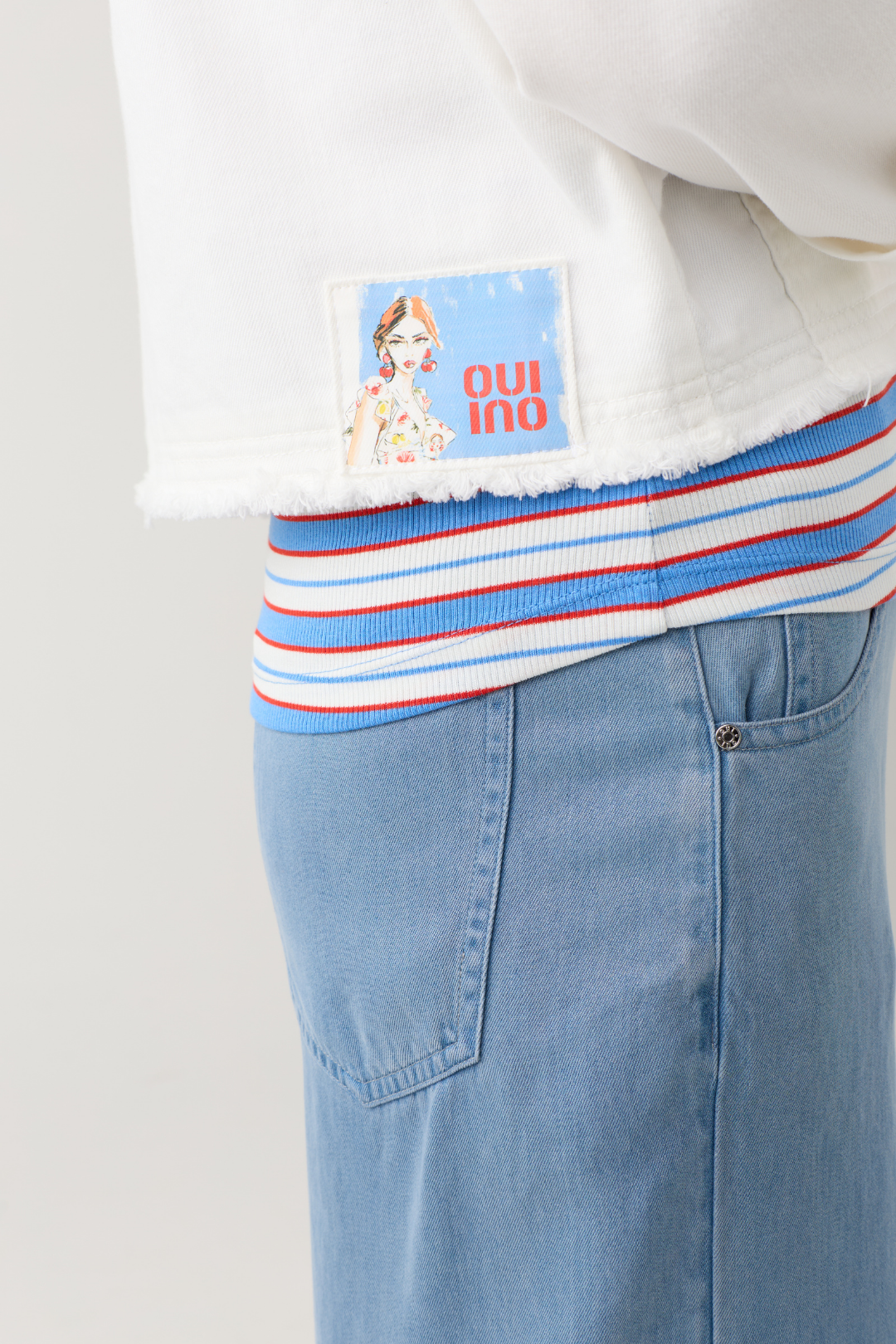 Oui Cloud Dancer Jacket