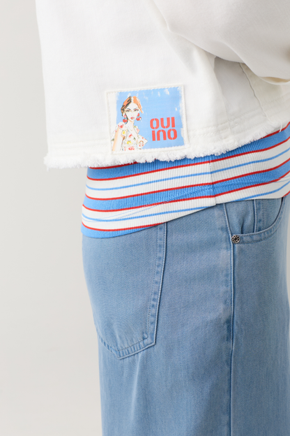 Oui Cloud Dancer Jacket