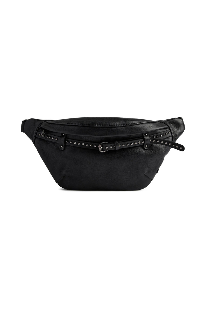 Depeche Black (Nero) Bumbag w/Studs