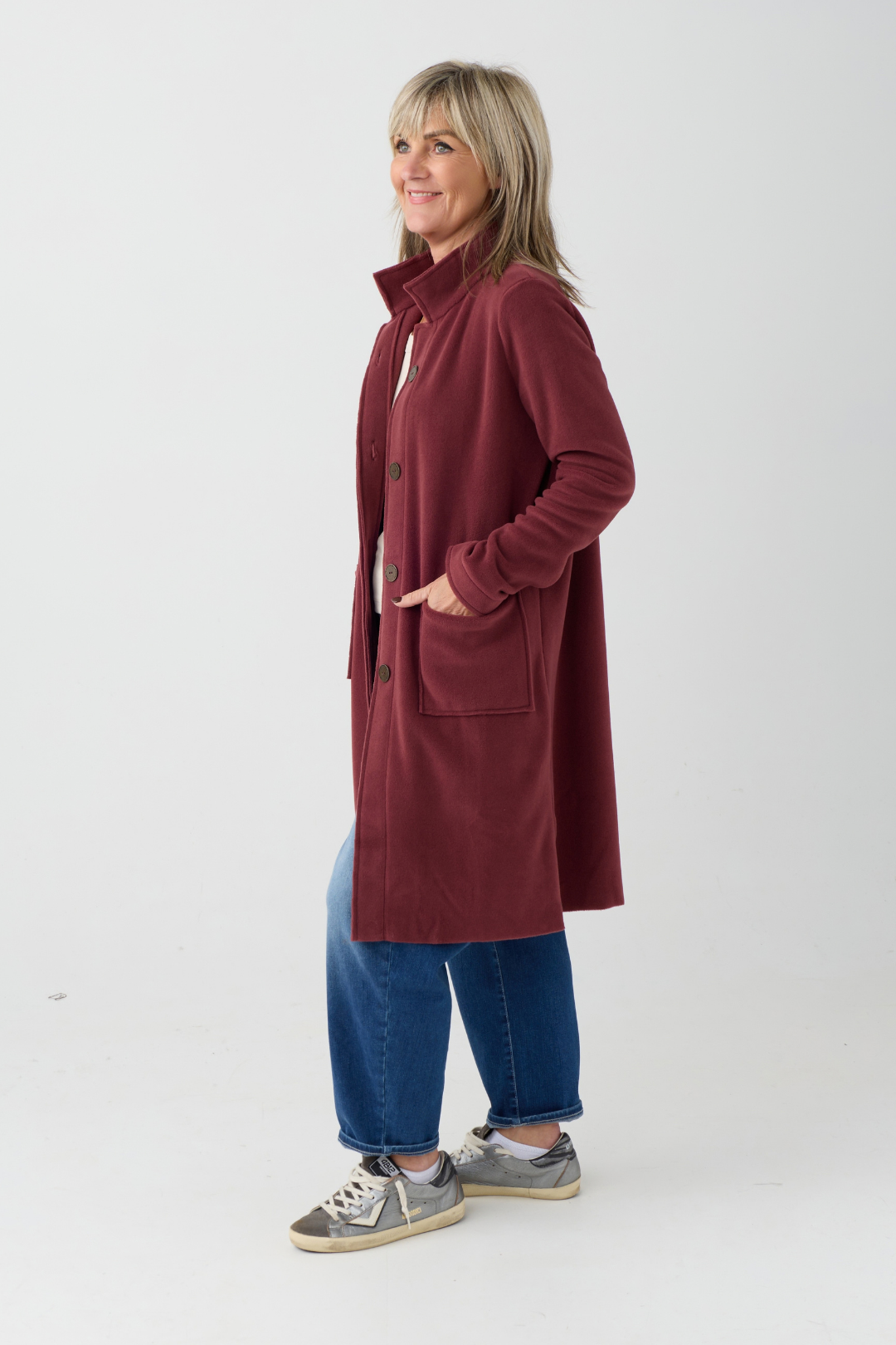 HS Bordeaux Long Jacket 7182