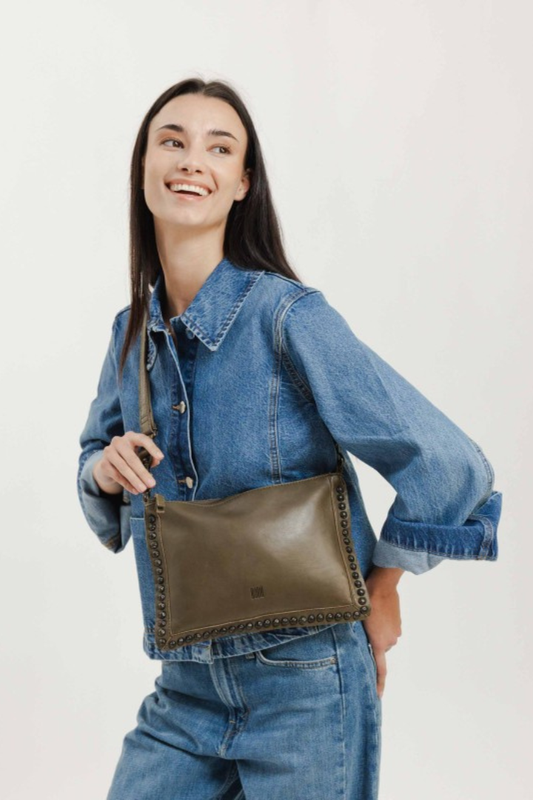 BB Khaki Portland Cross Body Bag