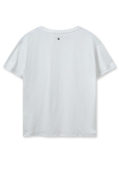 Mos Mosh Main White Deco T-shirt / Diamantés