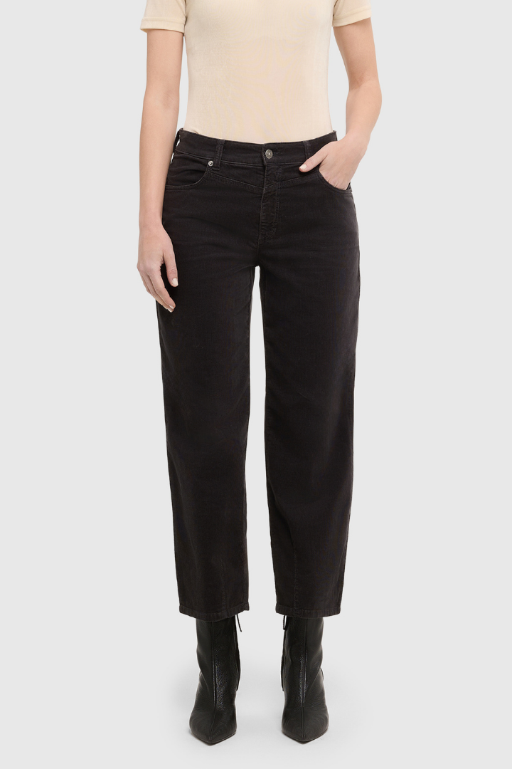 Mac Bobbie Smoked Grey Antique Barrel Jeans