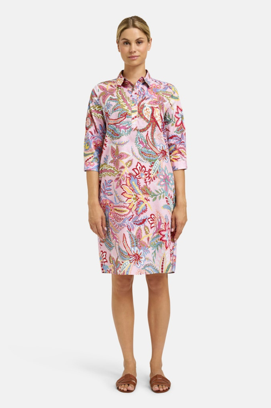 Milano Rose Print Dress