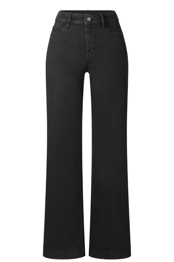 Mac Dream Wide Authentic Black Jeans – Jude Law Boutique