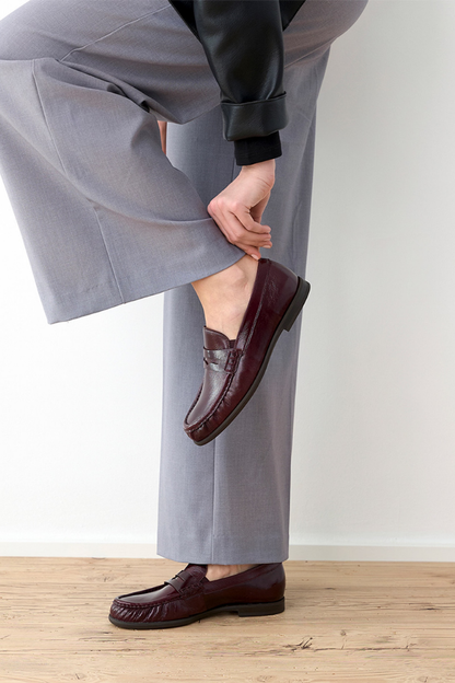 Paul Green Bordo Glazed Calf Loafers