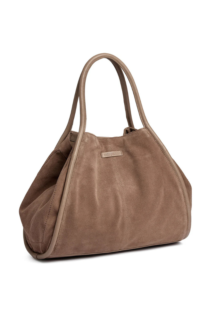 Depeche Taupe Madrid Shopper Bag