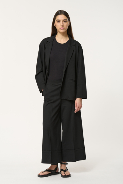 Humility SOPHIO Black Wide Crop Trouser