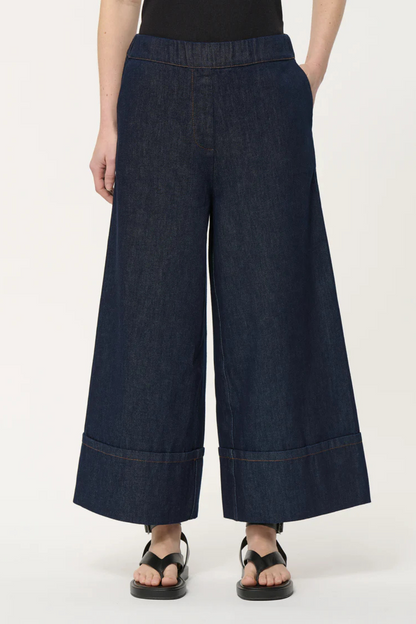 Humility Sophio Denim Blue Wide-leg Trousers