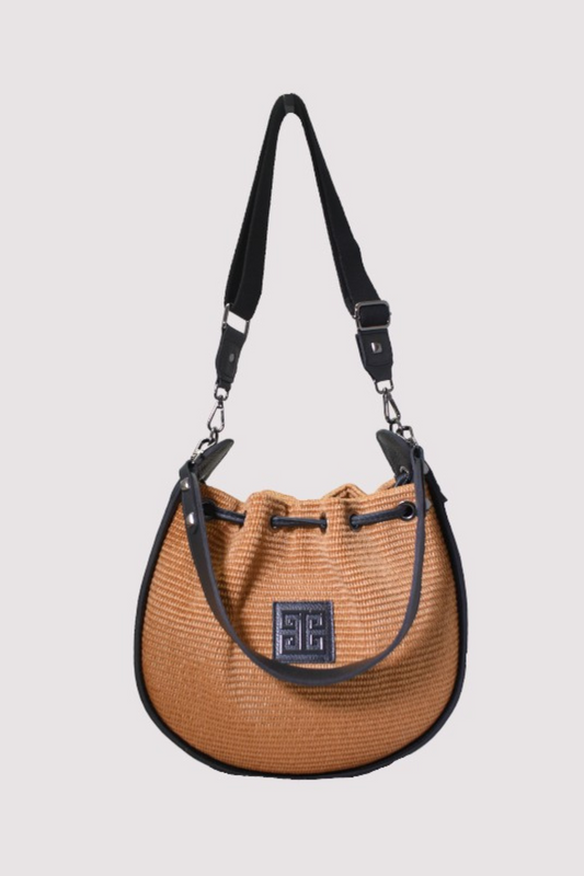 EL Tobacco/Black Milos Bucket Bag