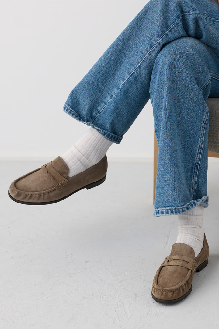 Paul Green Antelope Soft Suede Loafer