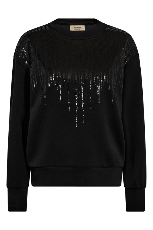 Mos Mosh Neve Black Glam Sweatshirt
