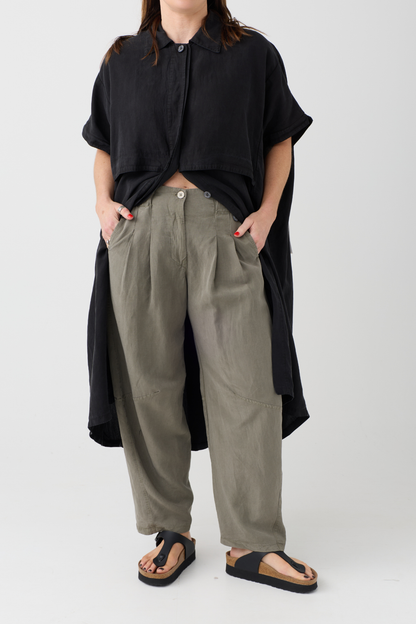 Lurdes Bergada Moss Barrel Trousers 020