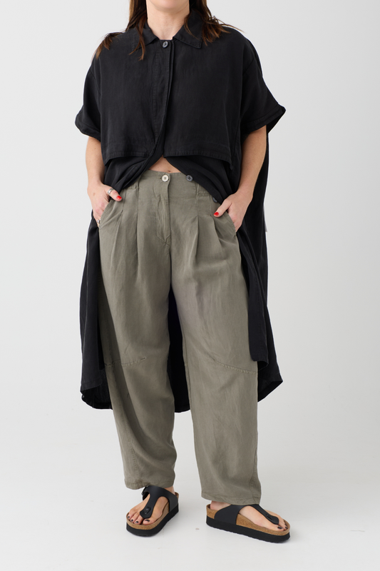 Lurdes Bergada Moss Barrel Trousers 020