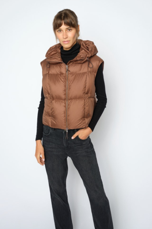 Mos Mosh Kiara Downtown Brown Gilet