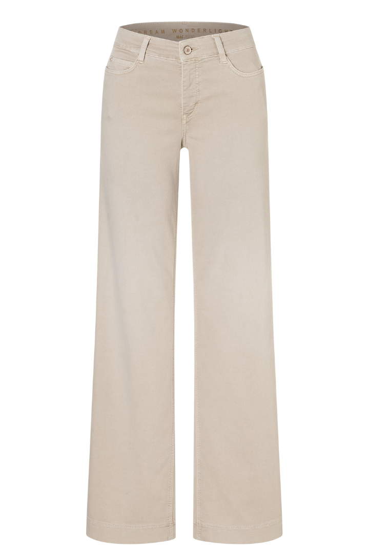 Mac Dream Wide Smoothly Beige Jeans