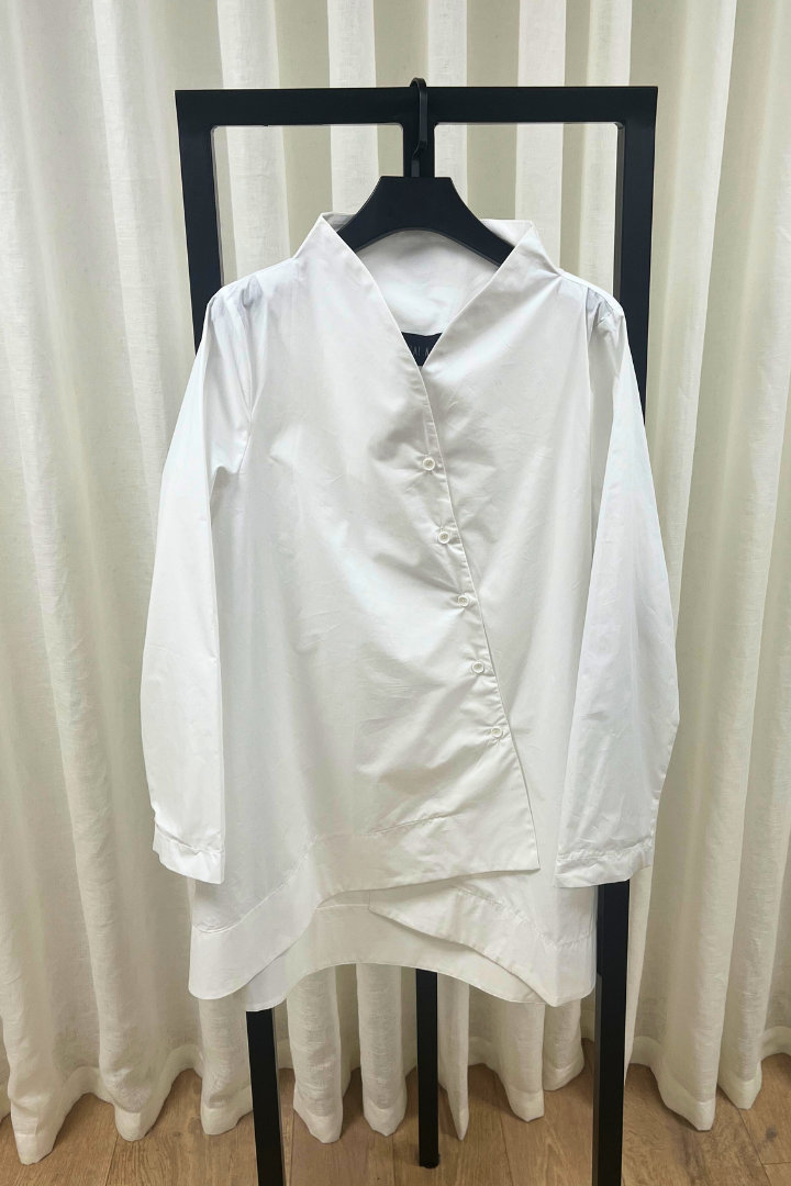 Ozai N Ku Off White Longline Shirt