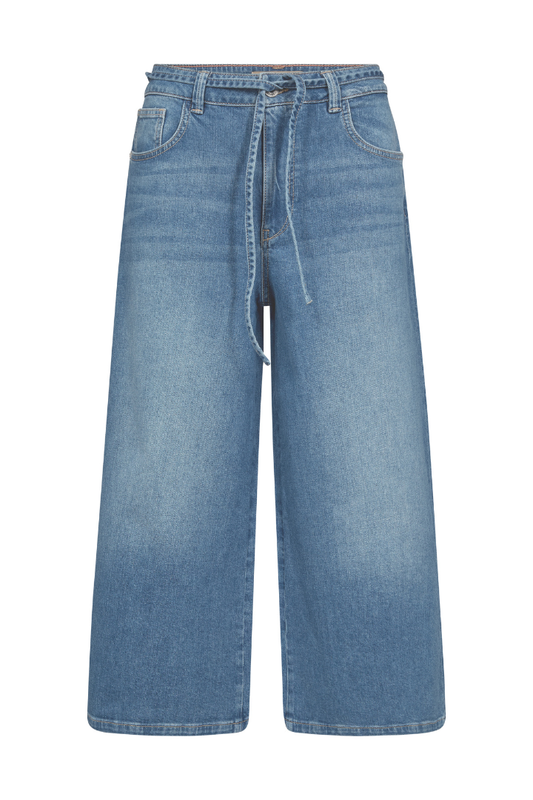 Mos Mosh Zack Blue Capri Jeans