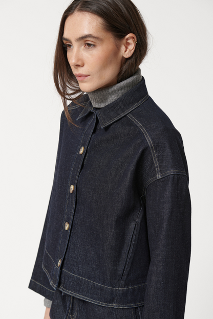 Humility KANAO Denim Blue Jacket