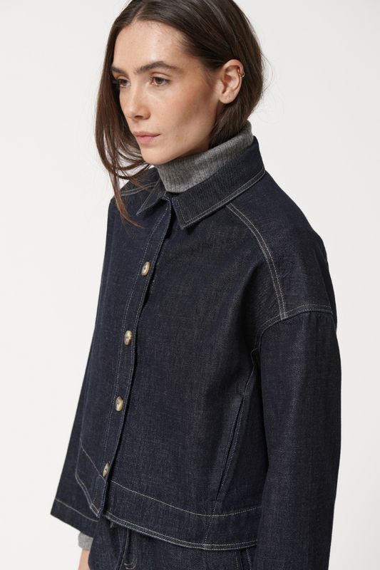 Humility KANAO Denim Blue Jacket