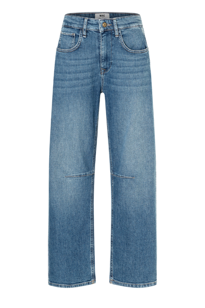 Mac Ohio Mid Blue Barrel Jeans